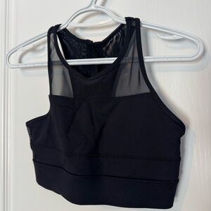 ZYIA Black Mesh Sports Bra